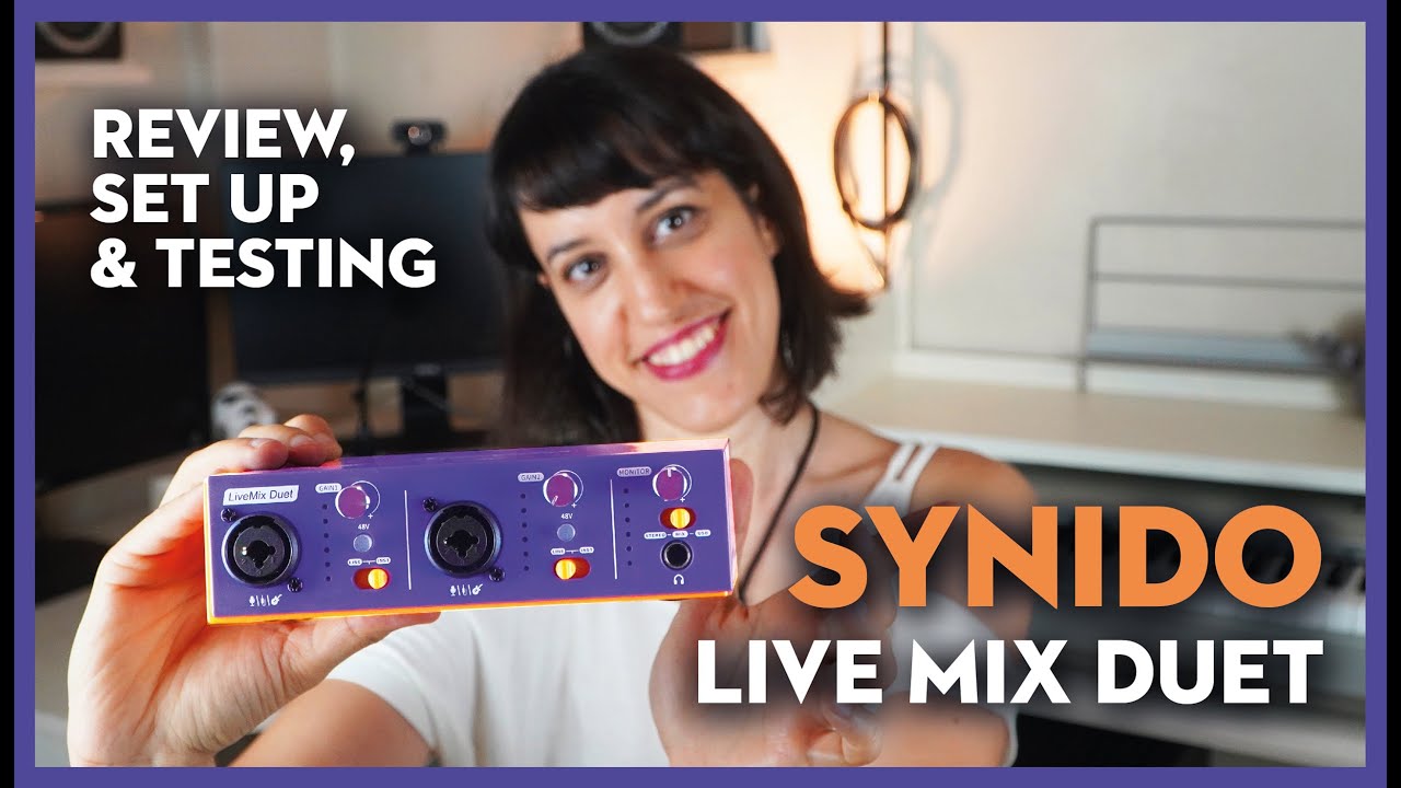 SYNIDO LiveMix Duet Interface - Review, Set Up, Tutorial and Testing [Eng CC]