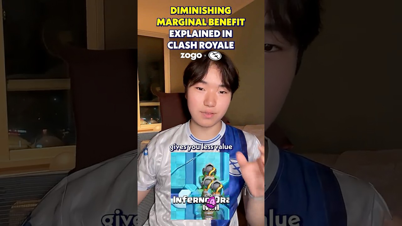 Diminishing marginal utility indeed 😄 #clashroyale #business #economics #investment