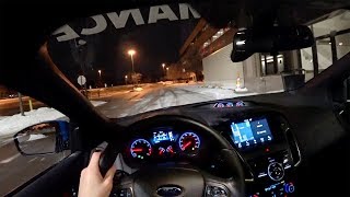 Modified Ford Performance Focus RS - POV Driving Impressions (Binaural Audio)