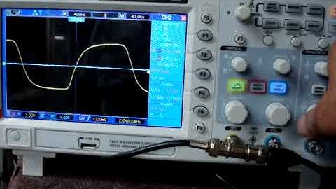 Hantek scope showing correct display when viewing slower rising signal