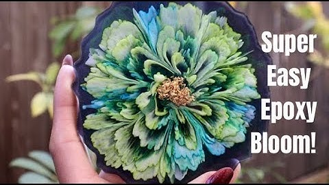 The EASIET Way to Make an Epoxy Resin Bloom! Don