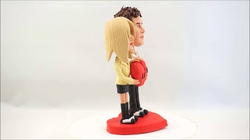 Custom wedding cake topper