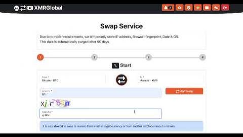 How to Anonymously Swap Monero (XMR) on XMRGlobal – Step-by-Step Tutorial