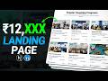 How to Build Landing Pages for Clients (₹12,000 Project)