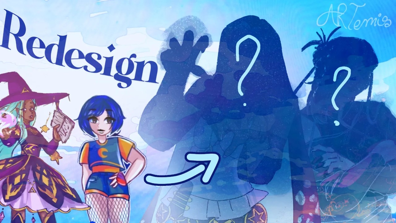 Redesigning Ocs I forgot I created and giving them a story (speed paint ...