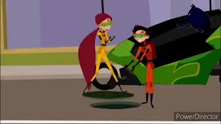 @CallunaReviews gets scared of Abby Archer with white eyes on Ty's green vision @CallunaReviews gets scared of Abby Archer with white eyes on Ty's green vision