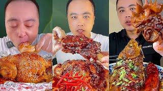 ASMR MUKBANG Beef Ribs Paired With Braised Carp, It’S So Satisfying To Eat Meat!