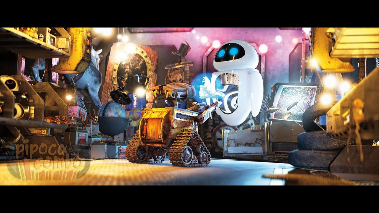 WallE and EVA came to the captain Finger Family Song Nursery Rhyme for