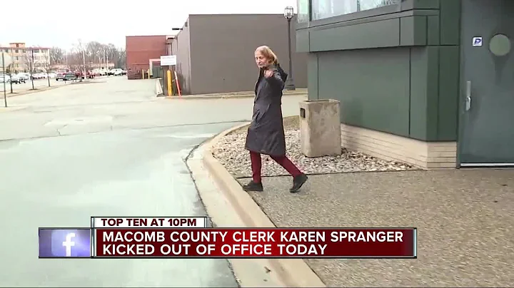 Timeline of Karen Spranger's term as Macomb County...