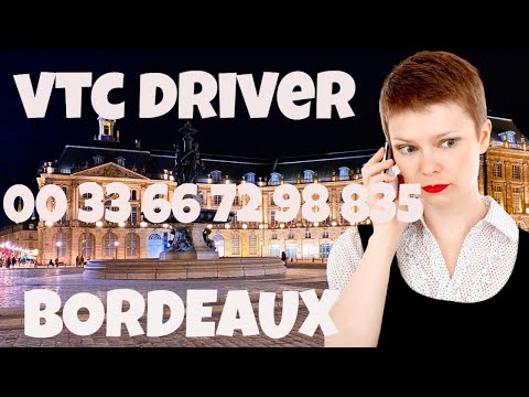 vtc driver during your stay in Bordeaux to make the Wine Route Bordeaux  Bordeaux Mérignac airport