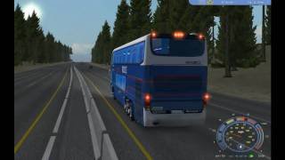 18 Wheels Of Steel Pedal To The Metal With Bus HD