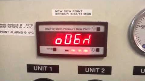 KAHN CDOEM Dew point controller failure