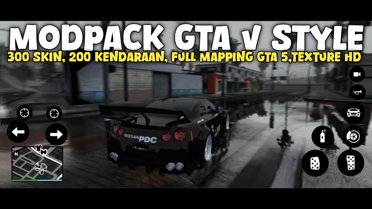 SHARE‼️GTA SA MOD GTA V STYLE SIZE 3GB🔥GTA SA LITE MOD GTA 5 TERBARU 2025