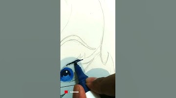 One Drawing but 4 different elements 🤩😍|| Drawing Elemental-Ember 🔥🥶|| #youtubeshorts #elemental