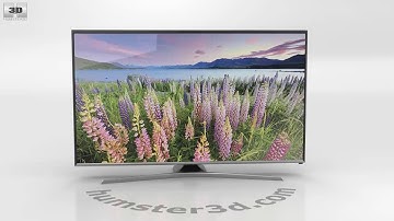 Samsung LED J550D Smart TV 3D model by 3DModels.org