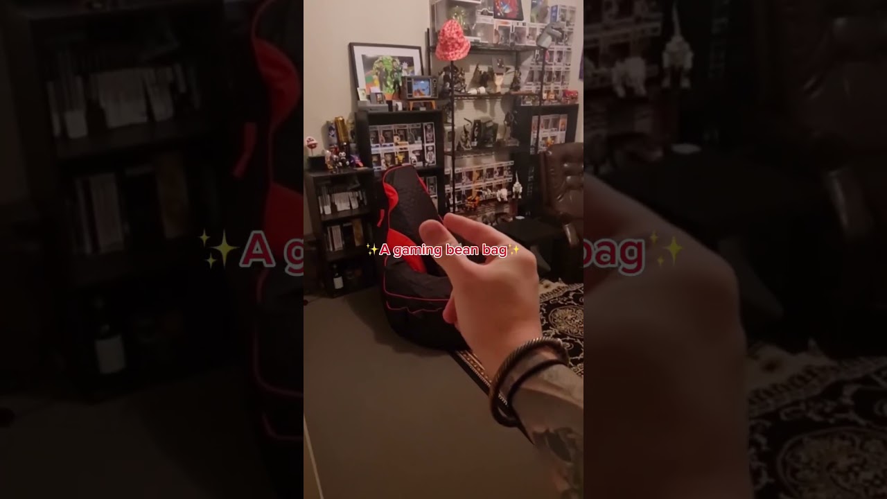 Feeling blue? Nah, just needed a ✨gaming bean bag✨to level up the game! 😉 