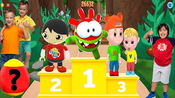 Tag with Ryan vs Vlad and Niki Real Life vs Om Nom: Run Costumes Gameplay All Characters Unlocked