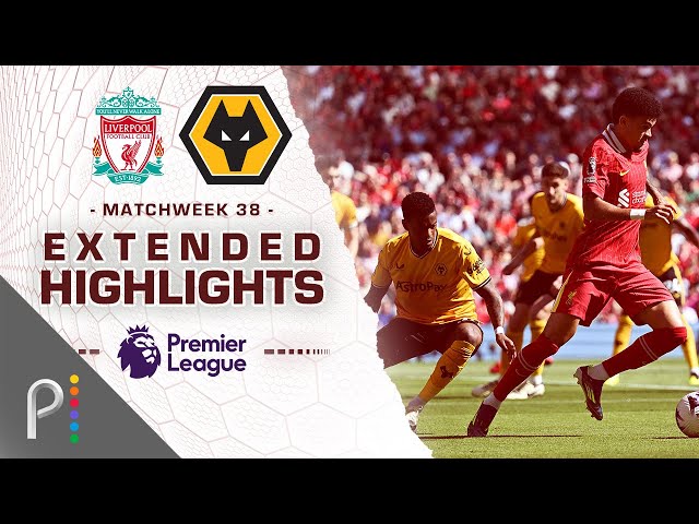 Liverpool v. Wolves | PREMIER LEAGUE HIGHLIGHTS | 5/19/2024 | NBC Sports