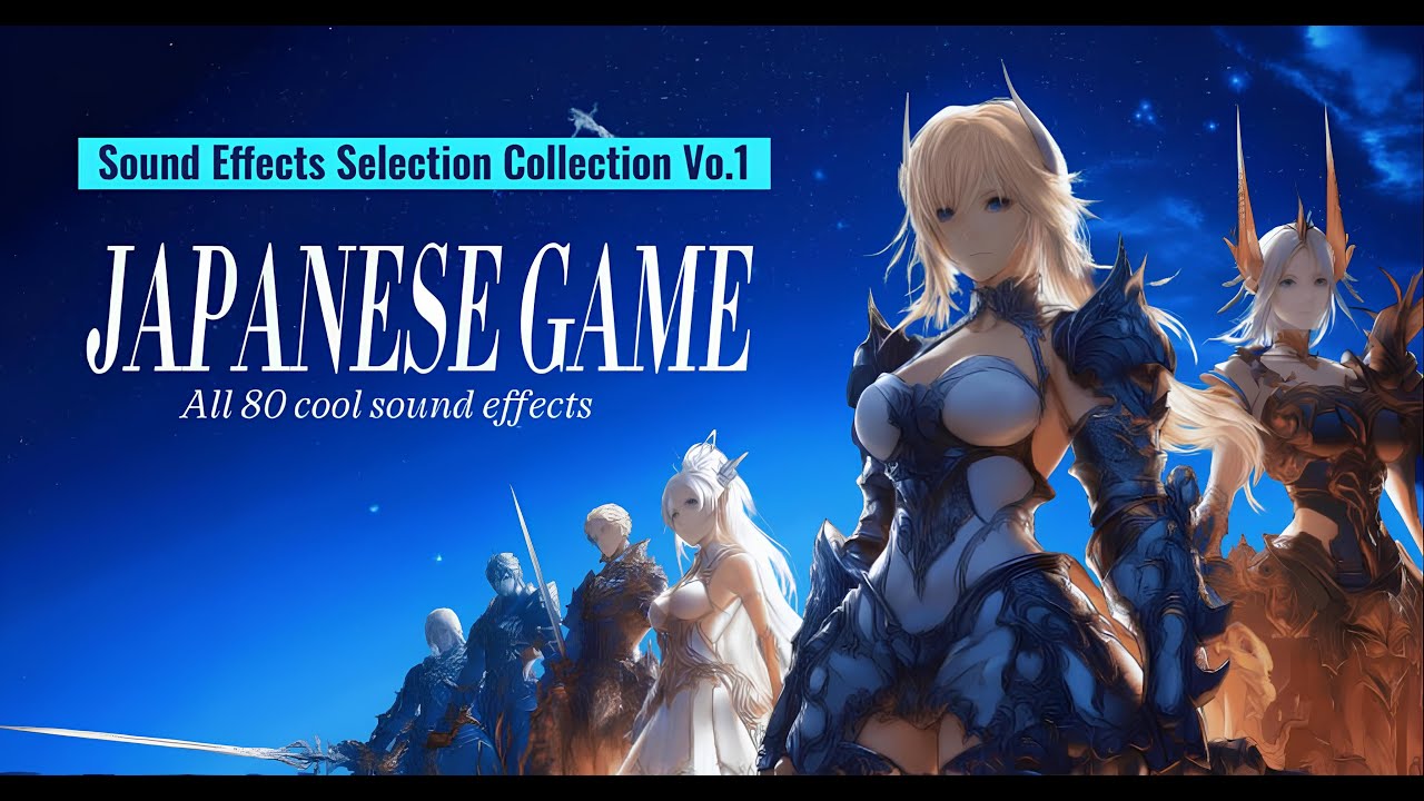 【GAME SE 素材集】Japanese GAME Sound Effects Selection Collection ALL80 ...