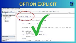 Why You Should Use Option Explicit In Excel VBA