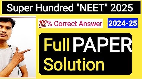 Mp super 100 exam 2025|| mp super hundred 2024 paper full solution