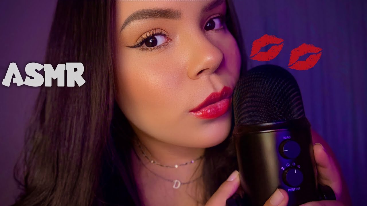 ASMR TE DANDO BEIJINHOS DE ORELHA A ORELHA! (Microfone Binaural) - YouTube