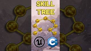 Skill Tree UE5 C++ #unrealenginetutorial #unrealengine5 #ue #shorts