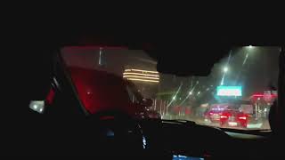 Night Taxi In Abidjan - Ivory Coast - December 2024