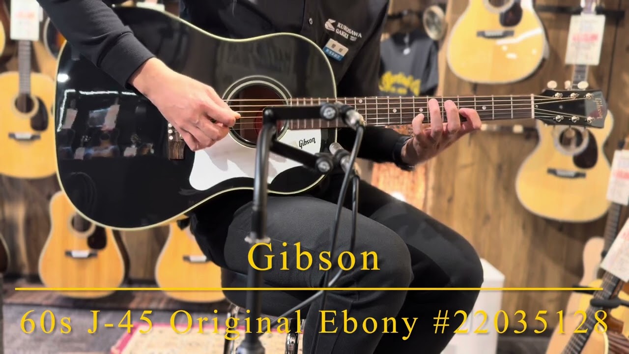 洋楽 j 売約済み】〔新品〕Gibson 60s J-45 Original Ebony #22035128【歯切れ