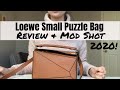 Loewe small Puzzle bag in Tan review 2020 and mod shots (included how I got it on discount)