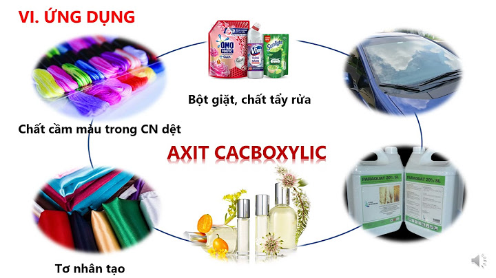 Đánh giá tính chất hóa học của axit cacbonxylic