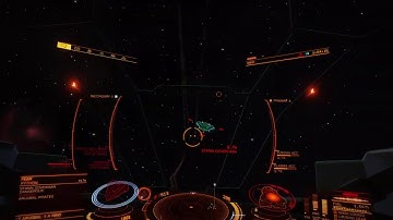 Elite Dangerous: Fail: How to Crash Your Vulture into NPCs Python While Testing New Weapon Fit