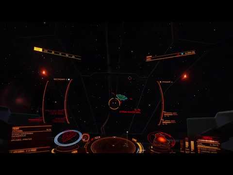 Elite Dangerous: Fail: How to Crash Your Vulture into NPCs Python While Testing New Weapon Fit