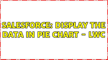 Salesforce: Display the data in pie Chart - LWC
