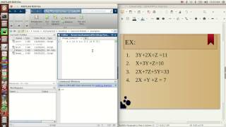 Solving Linear Equations Systems Using Matlab - حل أنظمة المعادلات الخطية بإستخدام الماتلاب screenshot 4