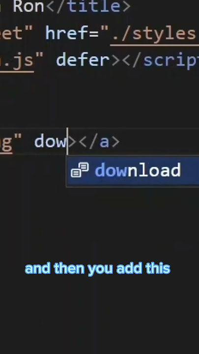 How To Create A Download Link With Html