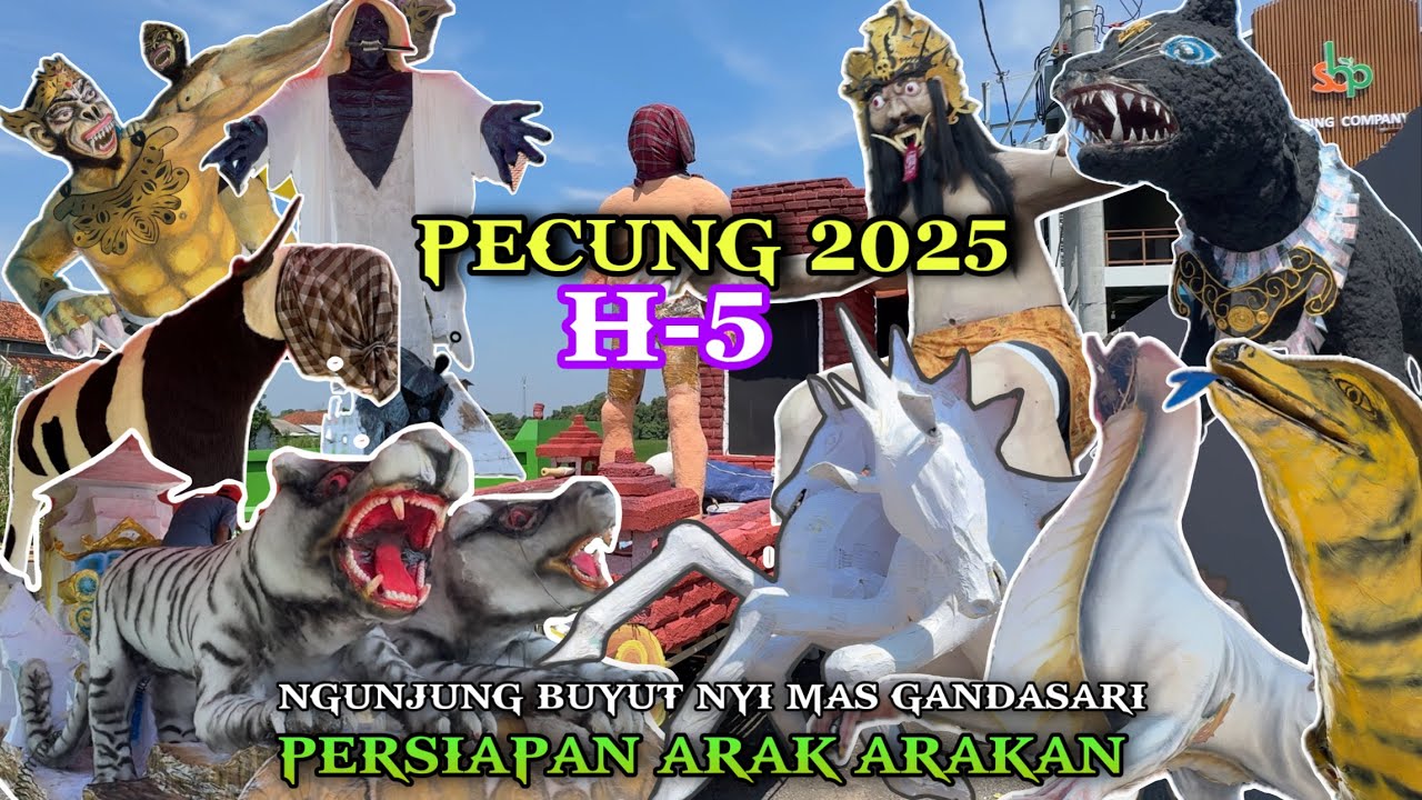 Persiapan Arak Arakan PECUNG 2025 Ngunjung Buyut Nyi Mas Gandasari Desa Kasugengan Kidul Cirebon