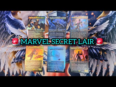 🚨 MARVEL SECRET LAIR 🚨 #MTG #MagicTheGathering #EDH #MTG2X2 #DnD #LOTR #TCG #CGC #Foil #SLD #FL #ART