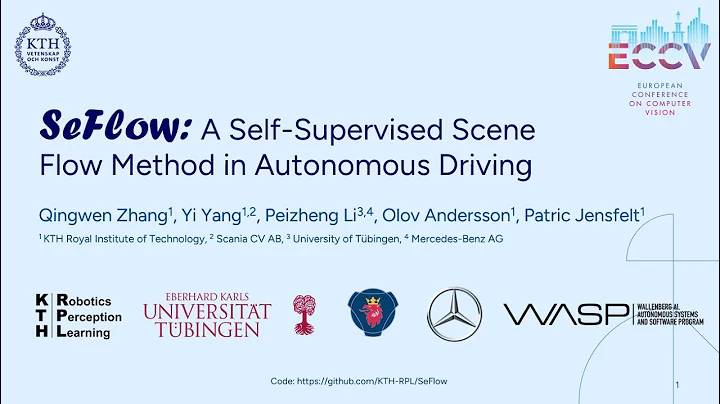 SeFlow: A Self-Supervised Scene Flow Method in Autonomous Driving [ECCV'24]