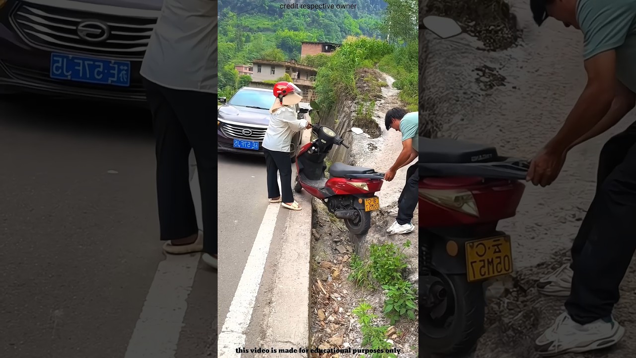 She Struggled Alone… Until He Showed Up! 🙏❤️ #shorts #shortsfeed