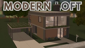 Modern Loft 🏡 The Sims 2 Stop Motion Build | No CC