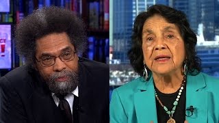 Bernie or Hillary? Cornel West & Dolores Huerta Debate After Sanders' Upset Win in Michigan