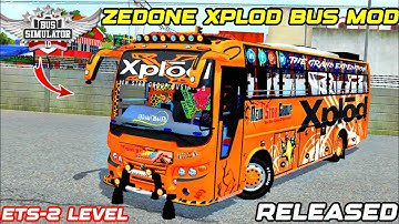 🔥download zedone xplod BUS mod |How to add in bus simulator indonesia|BUSSID V4.4.1 #bussid 😮😳