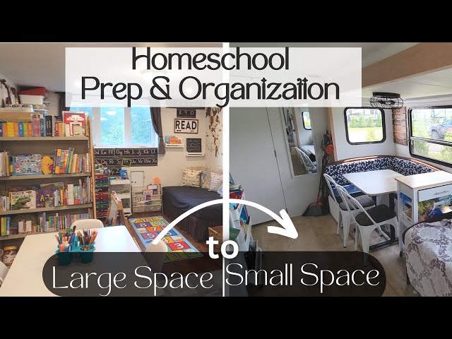 Homeschool Organization Without a Homeschool Room - An Off Grid Life
