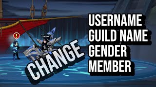 AQW Username, Guild, Gender, Membership Hack