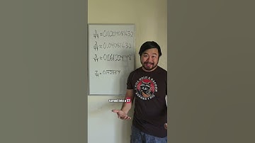 The decimal representation for 1/49s is really cool