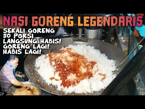 PROSES PEMBUATAN NASI GORENG TERLARIS! SEKALI GORENG UNTUK 50 PORSI