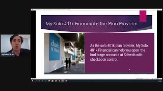 Solo 401k LiveChat Webinar - Open Solo 401k Brokerage Account At Schwab Solo 401k LiveChat Webinar - Open Solo 401k Brokerage Account At Schwab