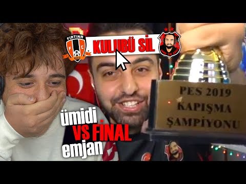 YEDEKLER İLE MAÇA ÇIKIYORUZ !! (FİNAL) - Ümidi vs Emjan PES 2019