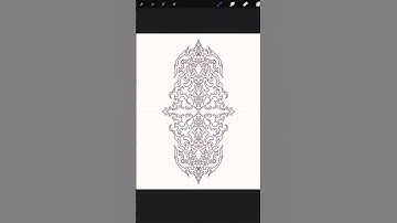 B022 | Quadrant Symmetry Pattern #digitaldrawing #procreatedigitalart #procreate